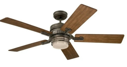 Emerson Amhurst Transitional Brushed Steel Indoor Ceiling Fan Damage Box