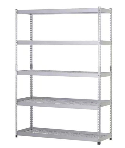 Husky
5-Tier Heavy Duty Steel Garage Storage Shelving Unit in Silver (48 in. W x 78 in. H x 24 in. D)