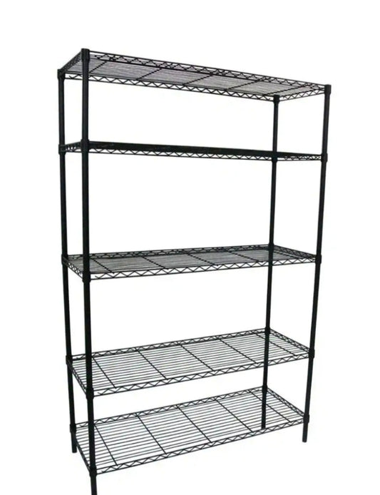 HDX
5-Tier Steel Wire Shelving Unit in Black (36 in. W x 72 in. H x 16 in. D)