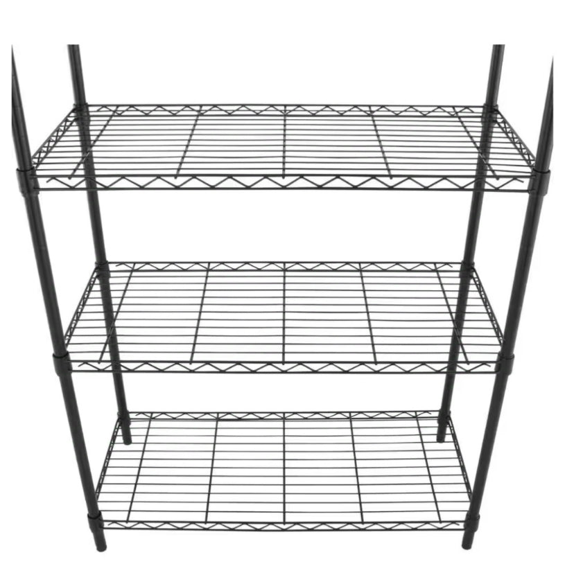 HDX
5-Tier Steel Wire Shelving Unit in Black (36 in. W x 72 in. H x 16 in. D)