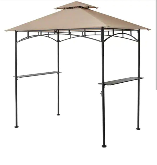 Heathermoore Outdoor Patio 8 ft. x 5 ft. Grill Gazebo